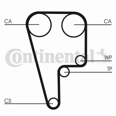 CONTINENTAL CTAM ZESTAW ROZRZĄDU CT1006K1 