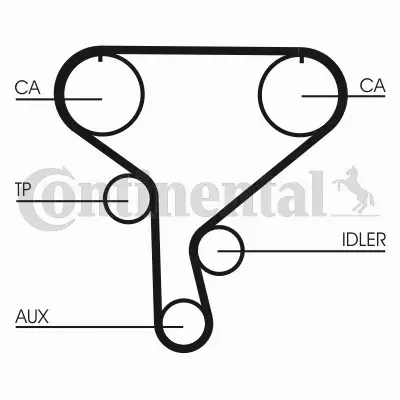 CONTINENTAL CTAM PASEK WIELOROWKOWY CT1046 