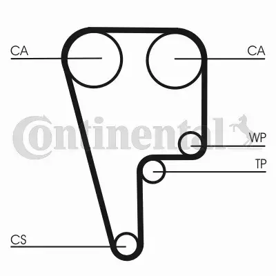 CONTINENTAL CTAM PASEK ROZRZĄDU CT1102 