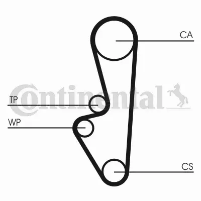 CONTINENTAL CTAM PASEK ROZRZĄDU CT524 