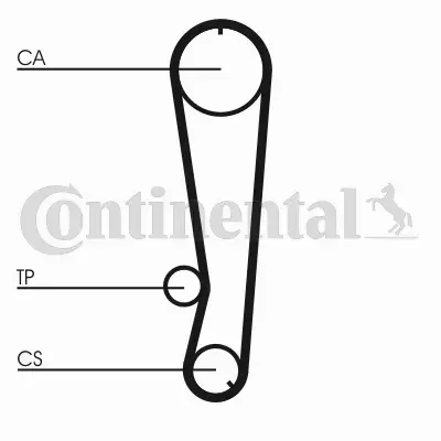 CONTINENTAL PASEK ROZRZĄDU CT569 