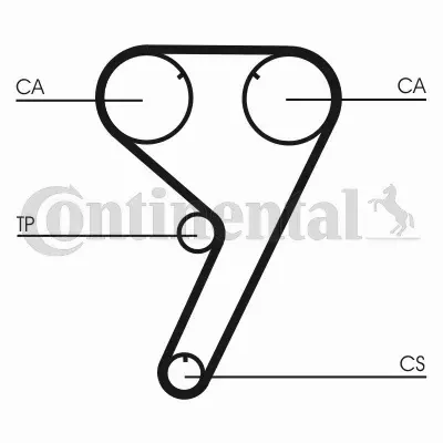 CONTINENTAL CTAM PASEK ROZRZĄDU CT608 