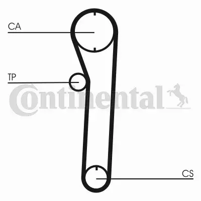 CONTINENTAL CTAM PASEK ROZRZĄDU CT669 