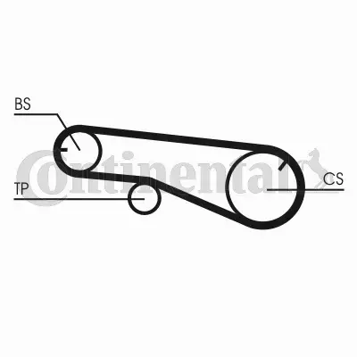 CONTI ZESTAW PASKA ROZRZĄDU  CT1109K2 