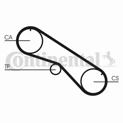 CONTINENTAL CTAM PASEK ROZRZĄDU CT818 