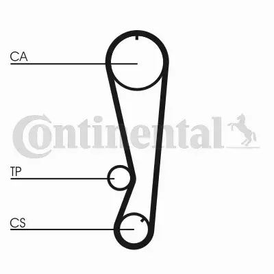 CONTINENTAL CTAM PASEK ROZRZĄDU CT827 