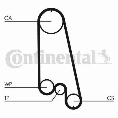 CONTINENTAL CTAM ZESTAW ROZRZĄD+POMPA CT874WP1 