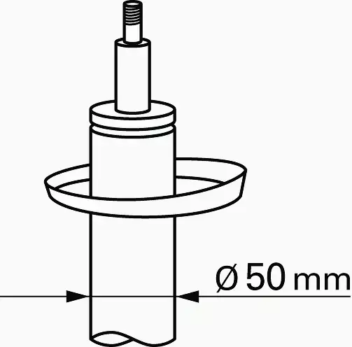 AMORTYZATORY SACHS VW CADDY III 2004- PRZÓD PRZEDNIE 