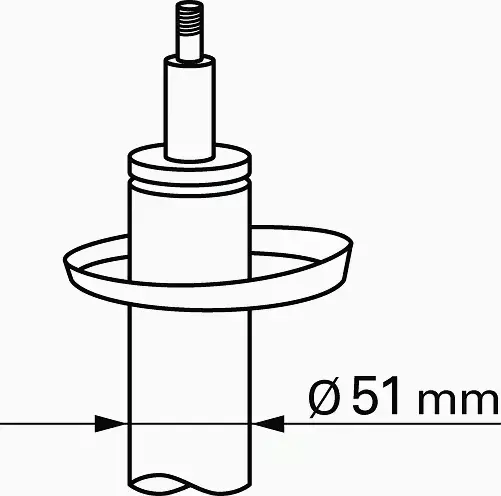 SACHS AMORTYZATOR PRZÓD 313 671 