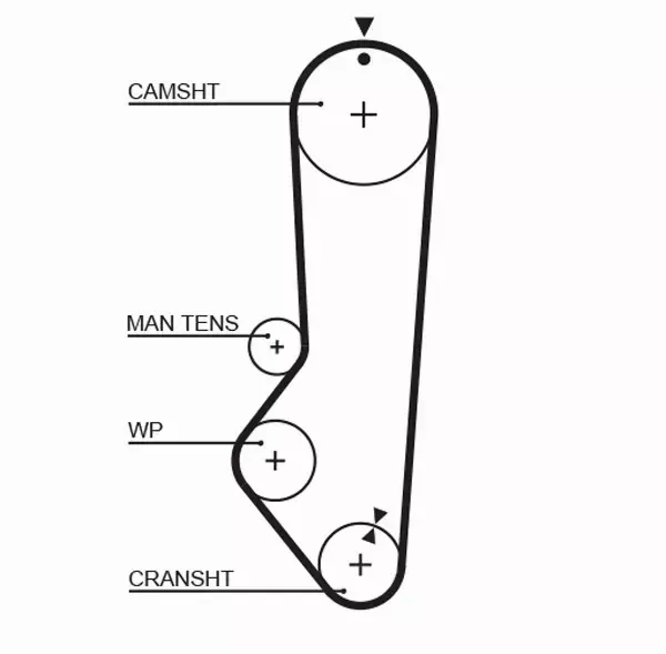 GATES PASEK ROZRZĄDU 5224XS 