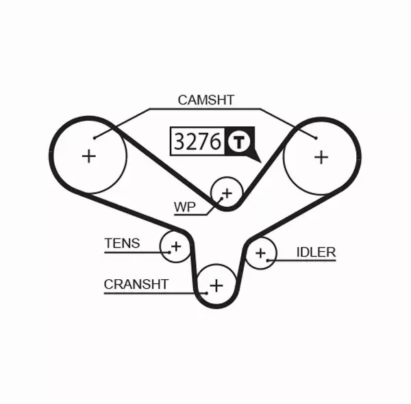 GATES ZESTAW PASKA ROZRZĄDU  K015344XS 