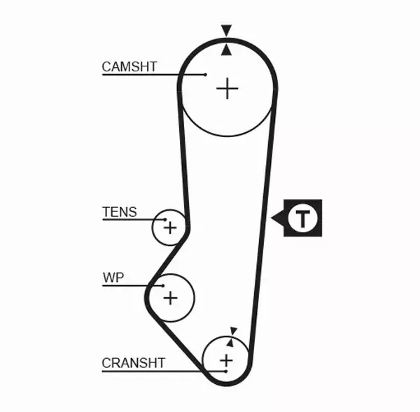 GATES PASEK ROZRZĄDU 5357XS 