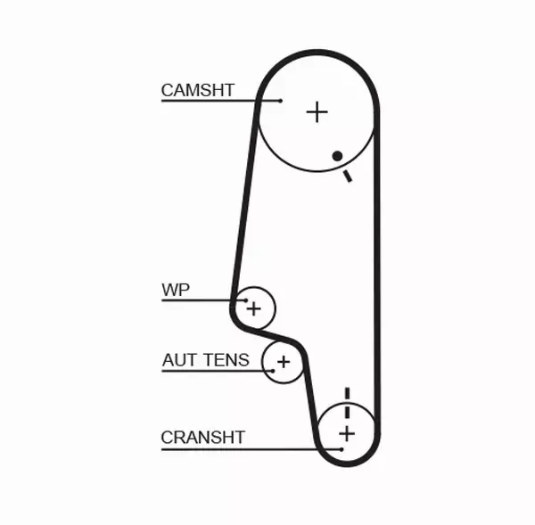 GATES PASEK ROZRZĄDU 5427XS 