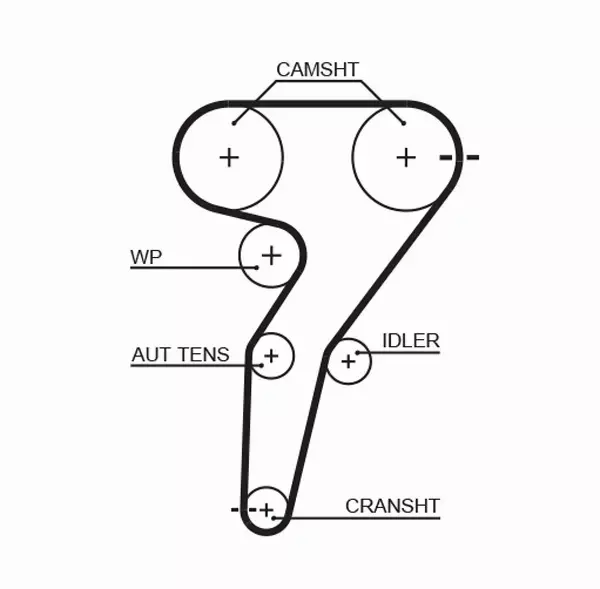 GATES PASEK ROZRZĄDU 5429XS 