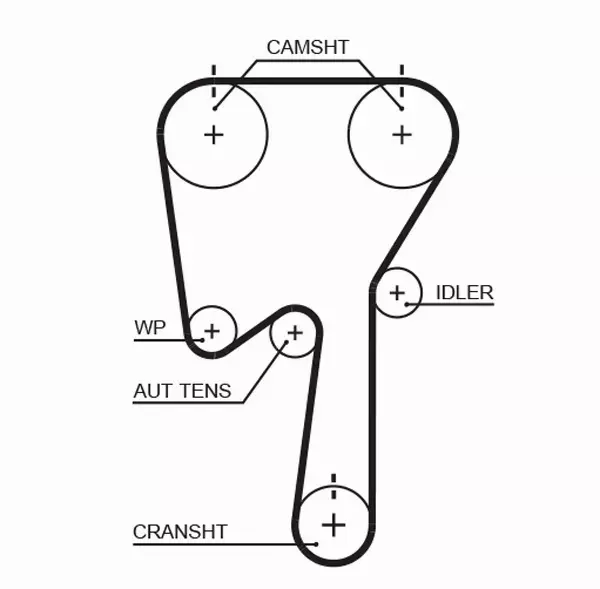 GATES PASEK ROZRZĄDU T331RB 