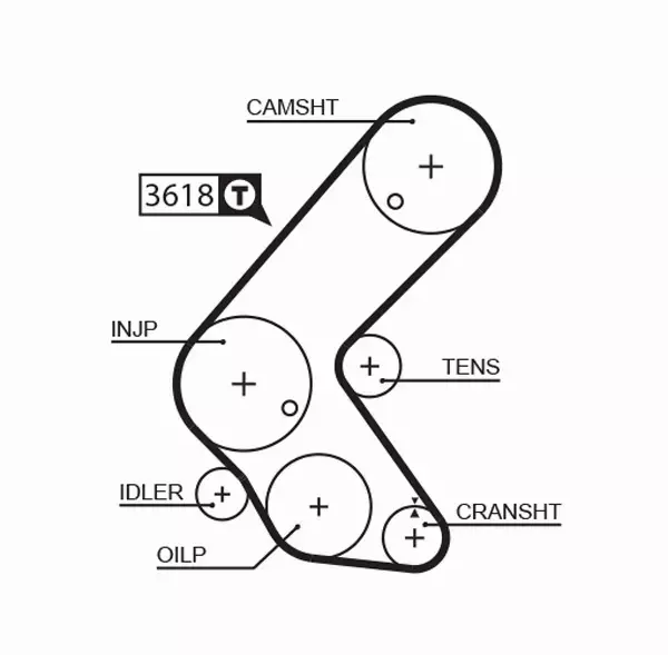 GATES PASEK ROZRZĄDU 5563XS 