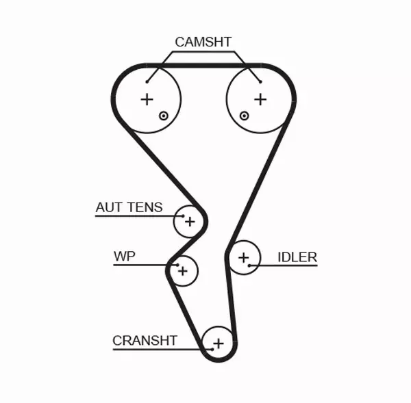 GATES ZESTAW PASKA ROZRZĄDU  K025581XS 