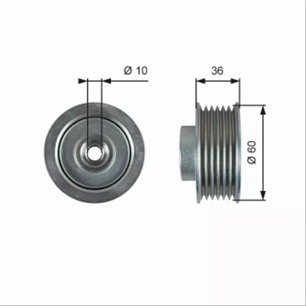 GATES ROLKA NAPINACZA T36753 