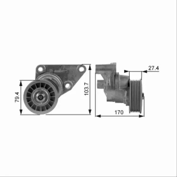 GATES NAPINACZ PASKA T38158 