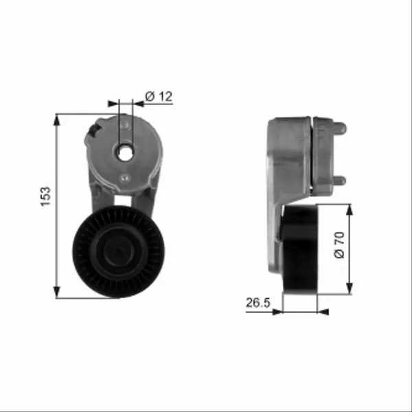 GATES NAPINACZ PASKA T38163 