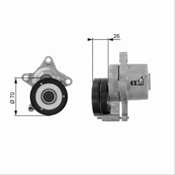 GATES NAPINACZ PASKA T38283 