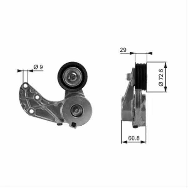 GATES NAPINACZ PASKA T38317 