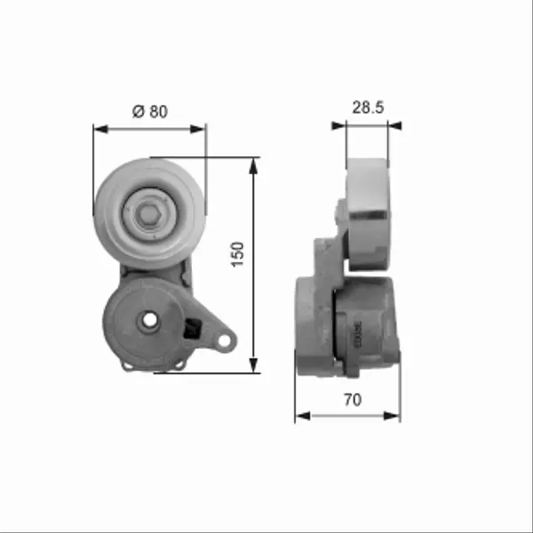 GATES NAPINACZ PASKA T38413 