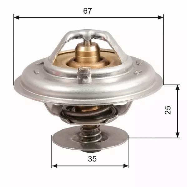 TERMOSTAT GATES AUDI B4 A4 A6 VW PASSAT 2.5 TDI 