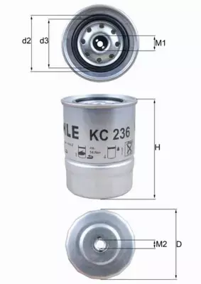 KNECHT FILTR PALIWA  KC 236 