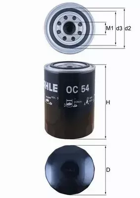 KNECHT FILTR OLEJU  OC 54 