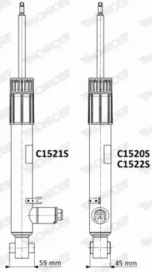 MONROE AMORTYZATOR C1521S 