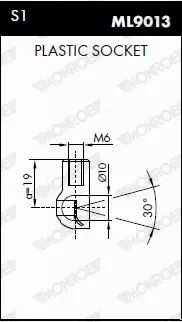 MONROE SPRĘŻYNA ZAWIESZENIA ML5132 