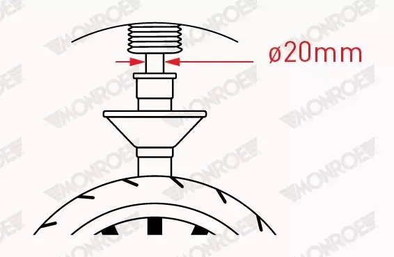 MONROE AMORTYZATOR R7612 