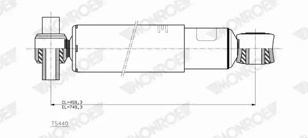 MONROE AMORTYZATOR T5440 