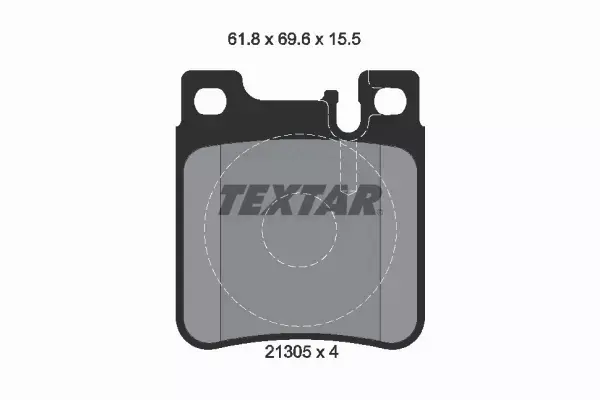 TEXTAR TARCZE+KLOCKI TYŁ MERCEDES E W210 KOMBI 