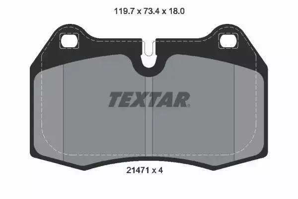 TEXTAR TARCZE + KLOCKI + CZUJNIK PRZÓD BMW 7 E38 