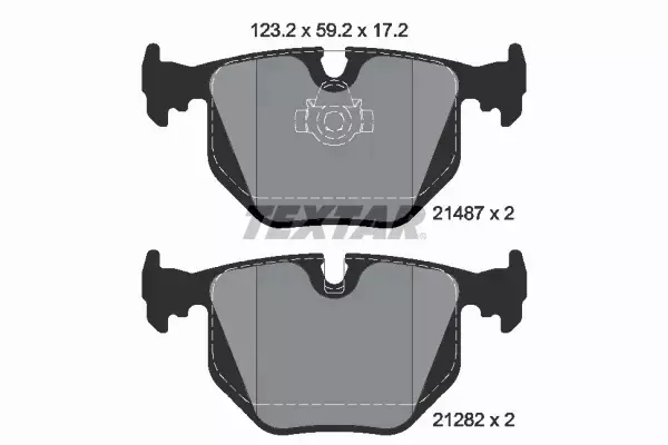 TEXTAR TARCZE+KLOCKI PRZÓD+TYŁ BMW 3 E46 325+320MM 