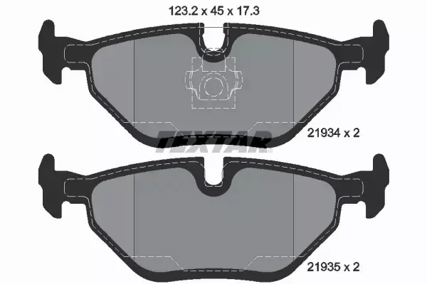 TEXTAR KLOCKI TYŁ BMW 3 E36 E46 Z3 E36 Z4 E85 