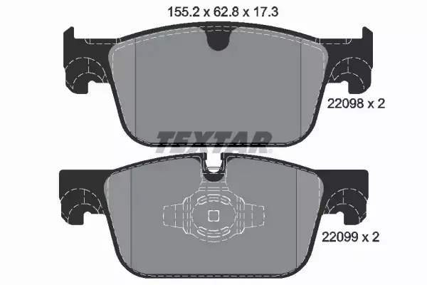 TEXTAR TARCZE+KLOCKI P VOLVO S60 III S90 II XC60 