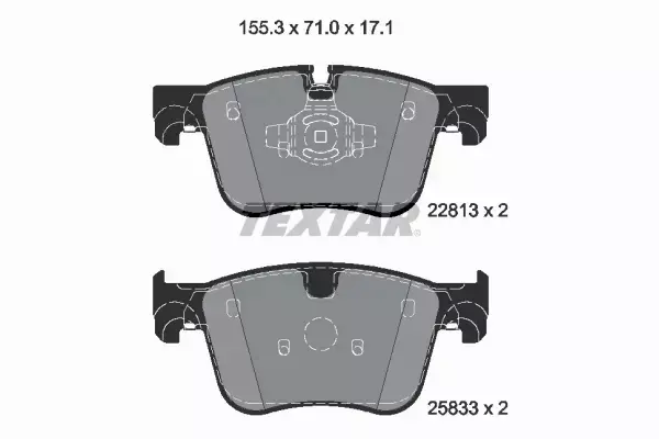 TEXTAR TARCZE+KLOCKI P CITROEN BERLINGO 304MM 