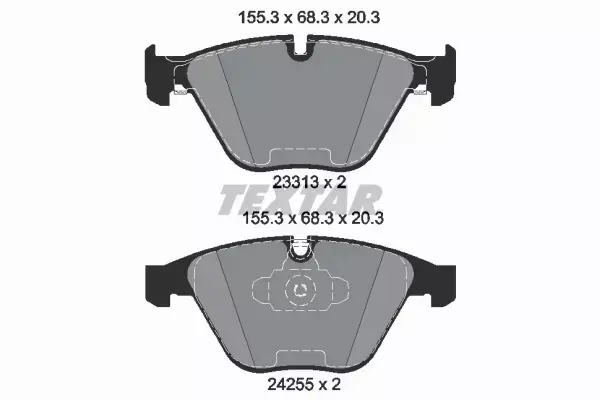 TEXTAR KLOCKI + CZUJNIK PRZÓD BMW 3 E90 E91 E92 