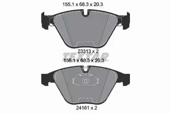 TEXTAR TARCZE+KLOCKI PRZÓD BMW X1 E84 348MM 