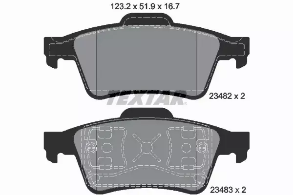 TEXTAR TARCZE+KLOCKI TYŁ RENAULT ESPACE IV 300MM 