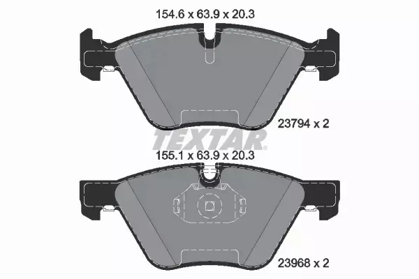 TEXTAR KLOCKI HAMULCOWE PRZÓD 2379481 