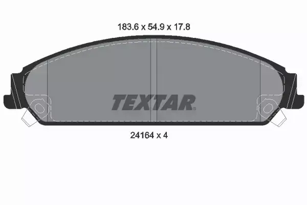 TEXTAR KLOCKI PRZÓD CHRYSLER 300C DODGE CHALLENGER 