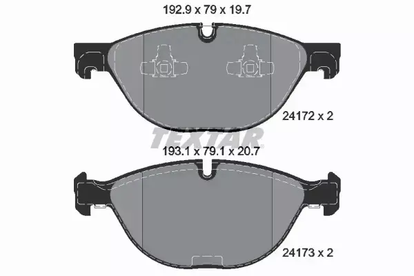 TEXTAR TARCZE+KLOCKI PRZÓD BMW X5 R70 X6 E71 365MM 