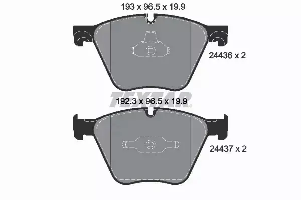 TEXTAR TARCZE+KLOCKI PRZÓD+TYŁ BMW X5 E70 F15 X6 E71 385+345MM 