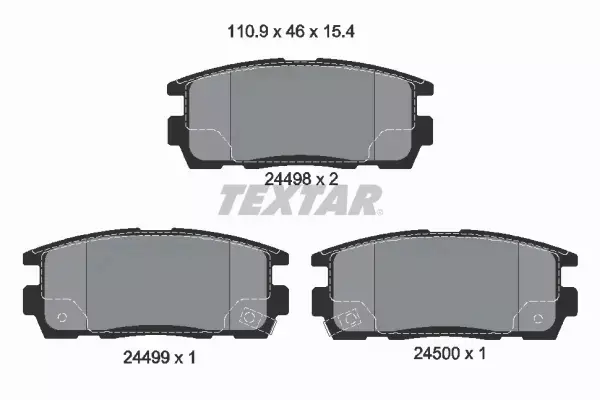 TEXTAR TARCZE+KLOCKI TYŁ CHEVROLET CAPTIVA 303MM 