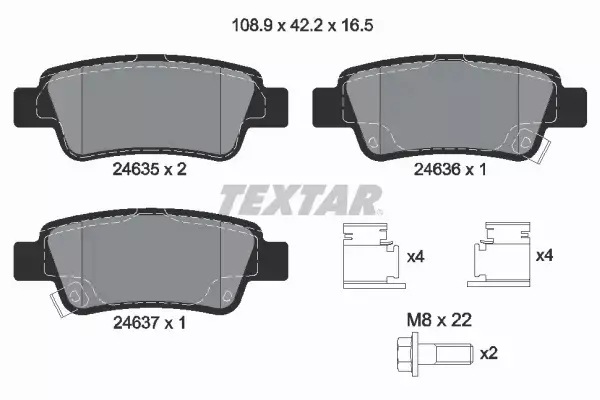 TEXTAR TARCZE+KLOCKI P+T HONDA CR-V III IV 293MM 