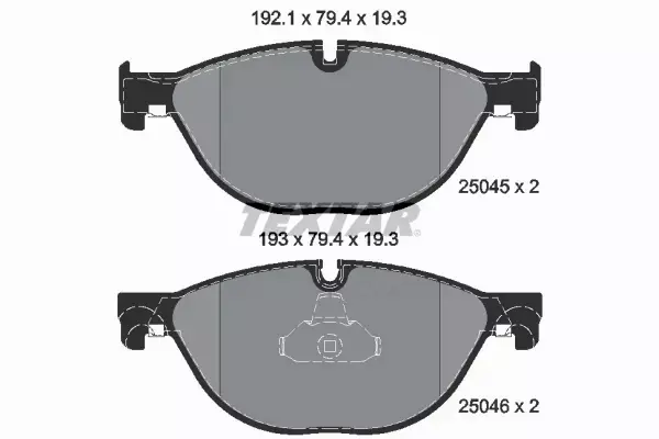 TEXTAR TARCZE+KLOCKI PRZÓD+TYŁ BMW 5 F10 F11 6 F12 F13 F06 348+345MM 